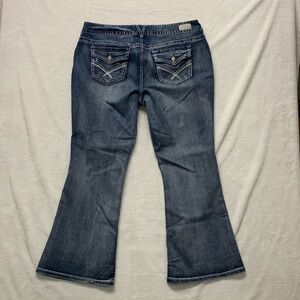 Vanity Original flare jeans Size 34x30 embroidered
